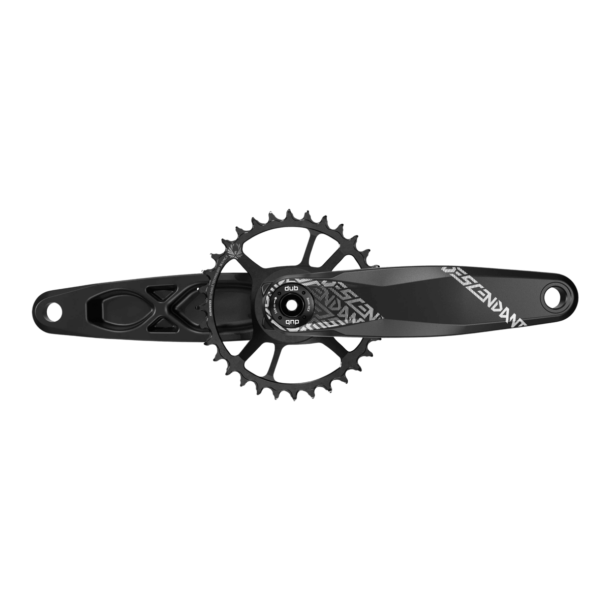 00.6118.468.026_SRAM Descendant 6K Eagle DUB Boost Kurbelgarnitur | 165mm | 32 Zähne