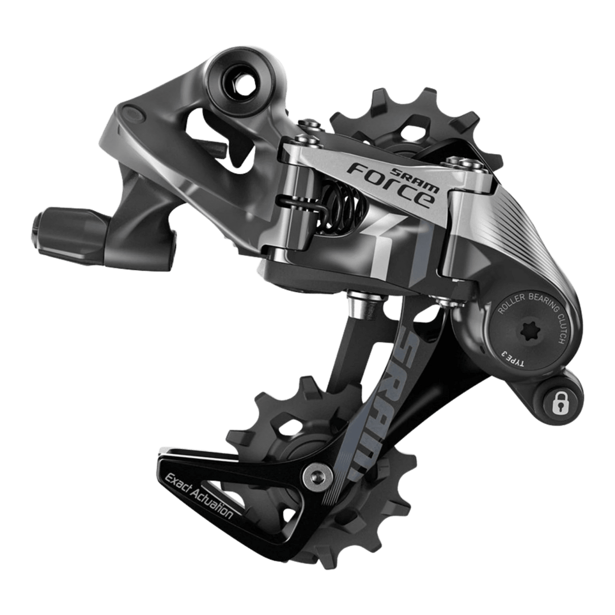 00.7518.112.001_SRAM Force 1/ CX1 Type 3 Schaltwerk | 11 - fach | Medium Cage