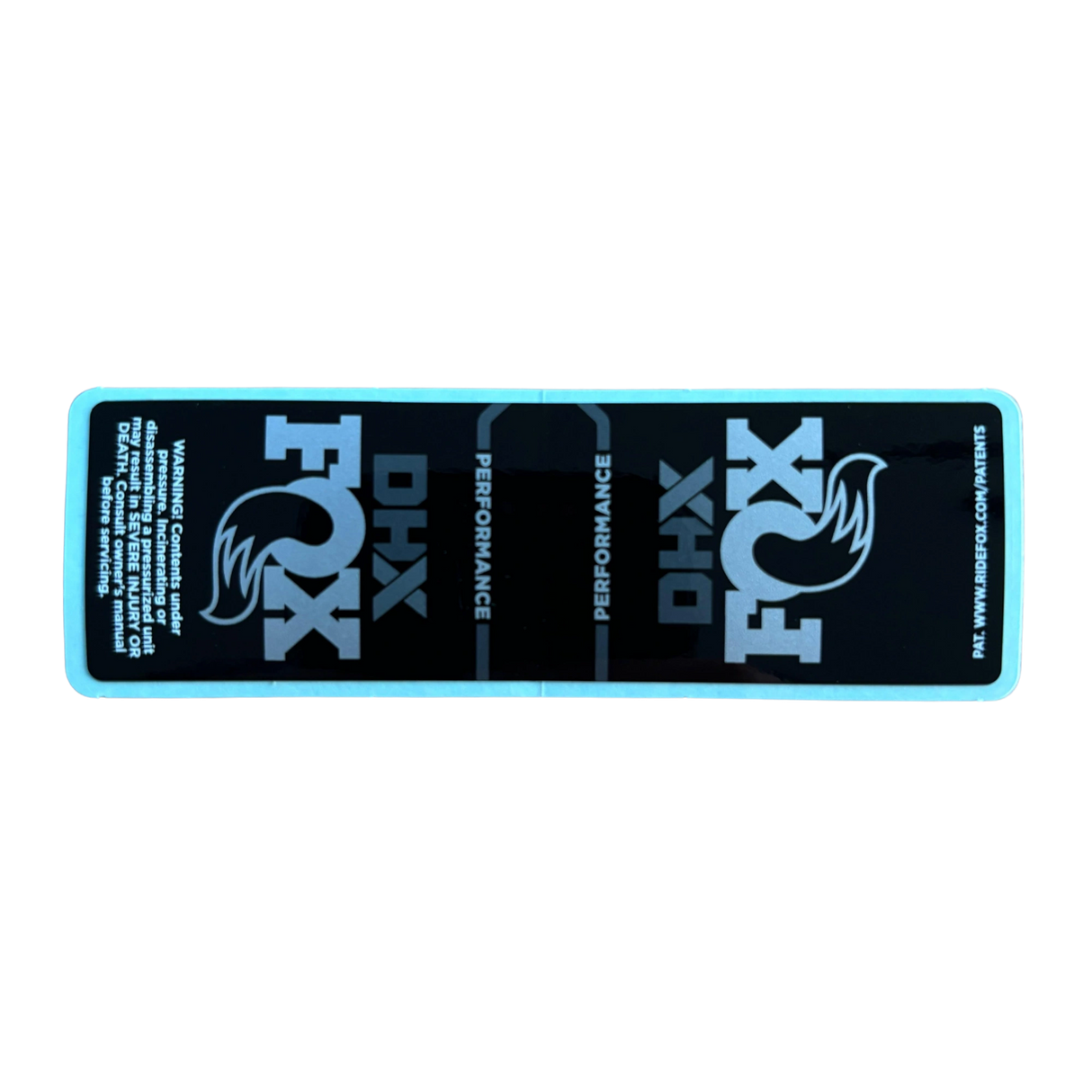 2022 FOX DHX Performance Decal | Standard Logo