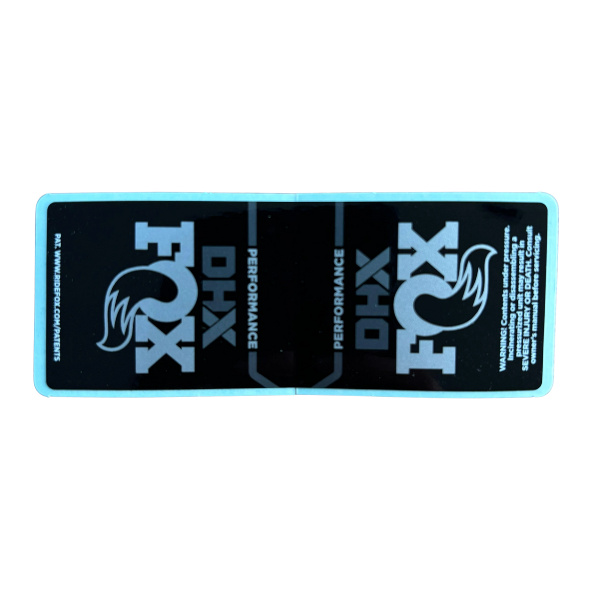 2022 FOX DHX Performance Decal | Standard Logo