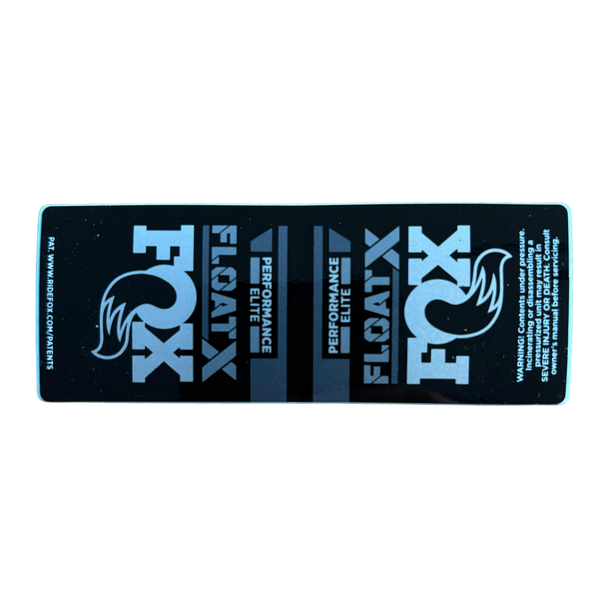 2022 FOX Float X Performance Elite Decal | Standard Logo