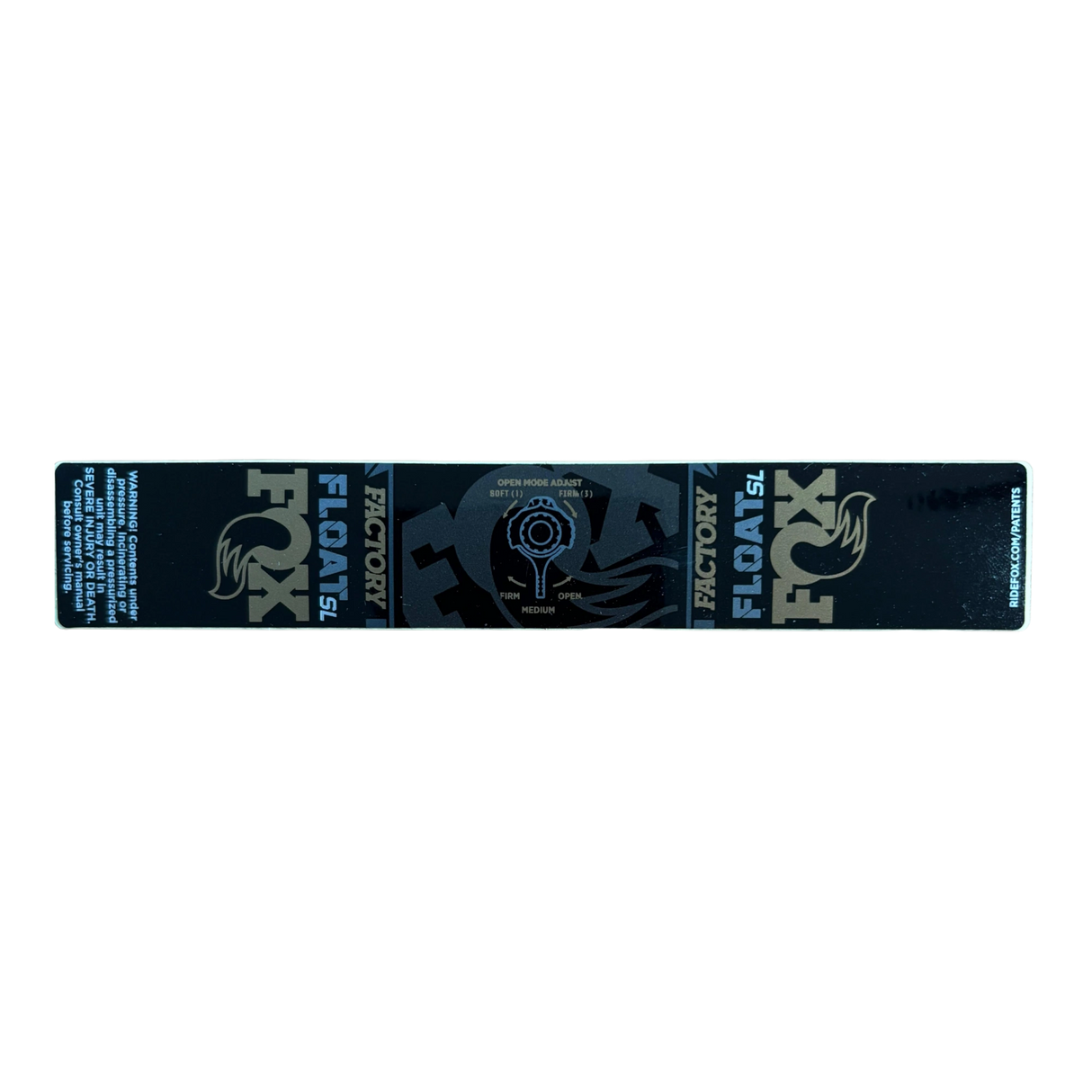 2024 FOX Float SV Factory Decal | Neutral