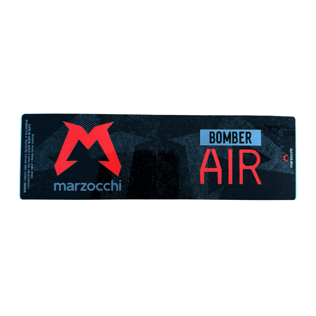 2024 Marzocchi Bomber Air Decal | Red / Gloss Black