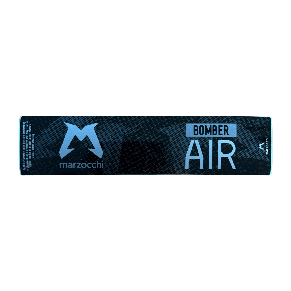 2024 Marzocchi Bomber Air Decal | Neutral / Gloss Black