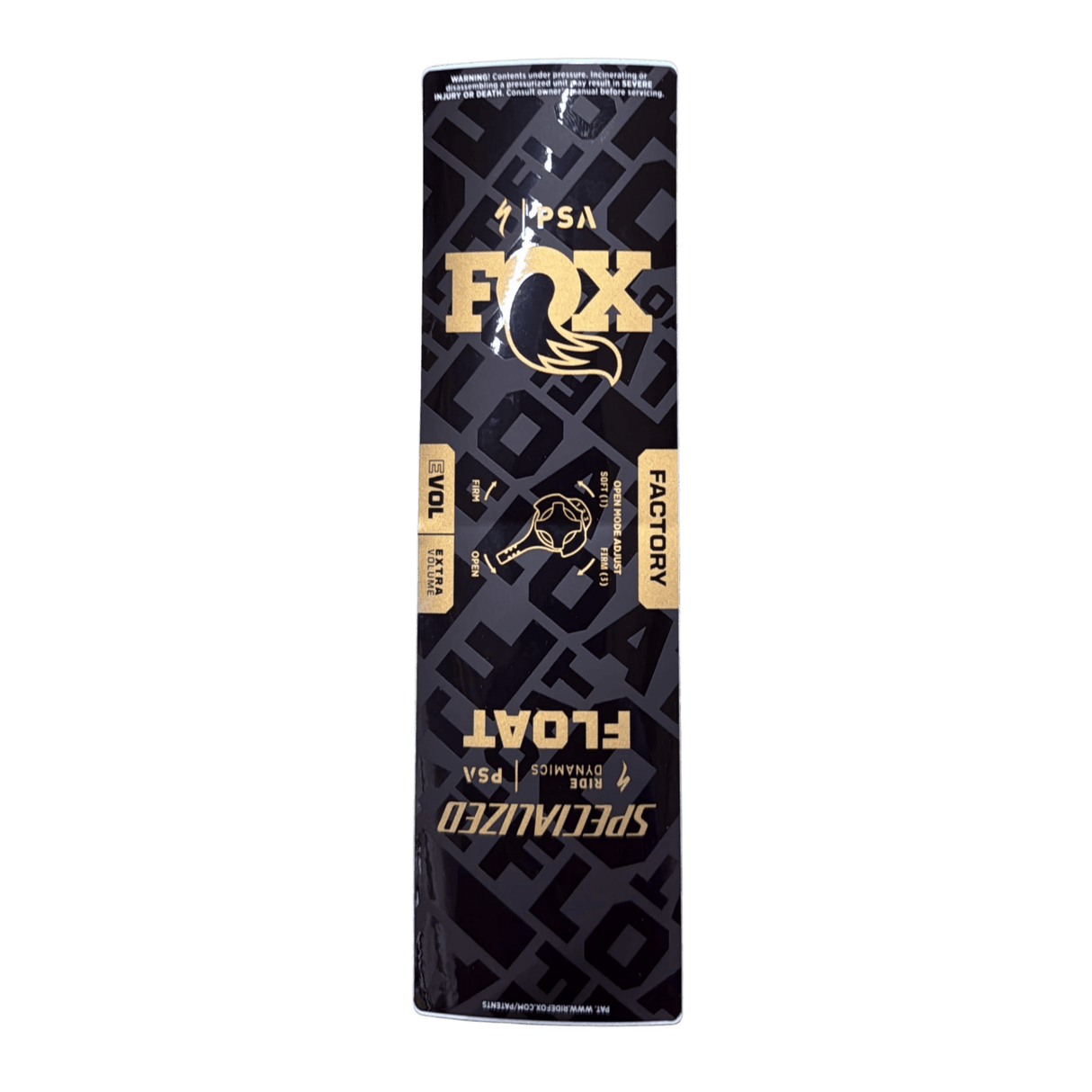 024-13-540_2024 FOX Float PSA Factory Decal | Air Sleeve | 45 - 55mm Hub