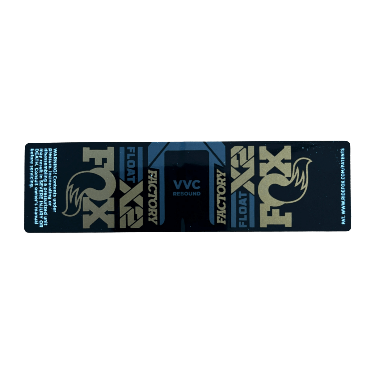 024 - 13 - 591_2025 FOX Float X2 Factory Decal | Kashima / Metallic Grey