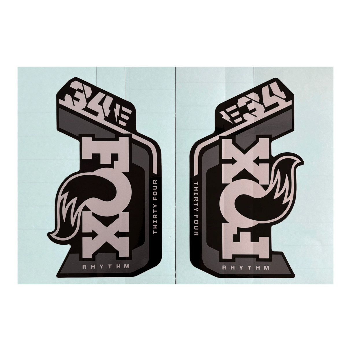 024 - 16 - 071_024 - 16 - 072_2024 FOX 34 Rhythm E - Opt Decal | Gloss Black