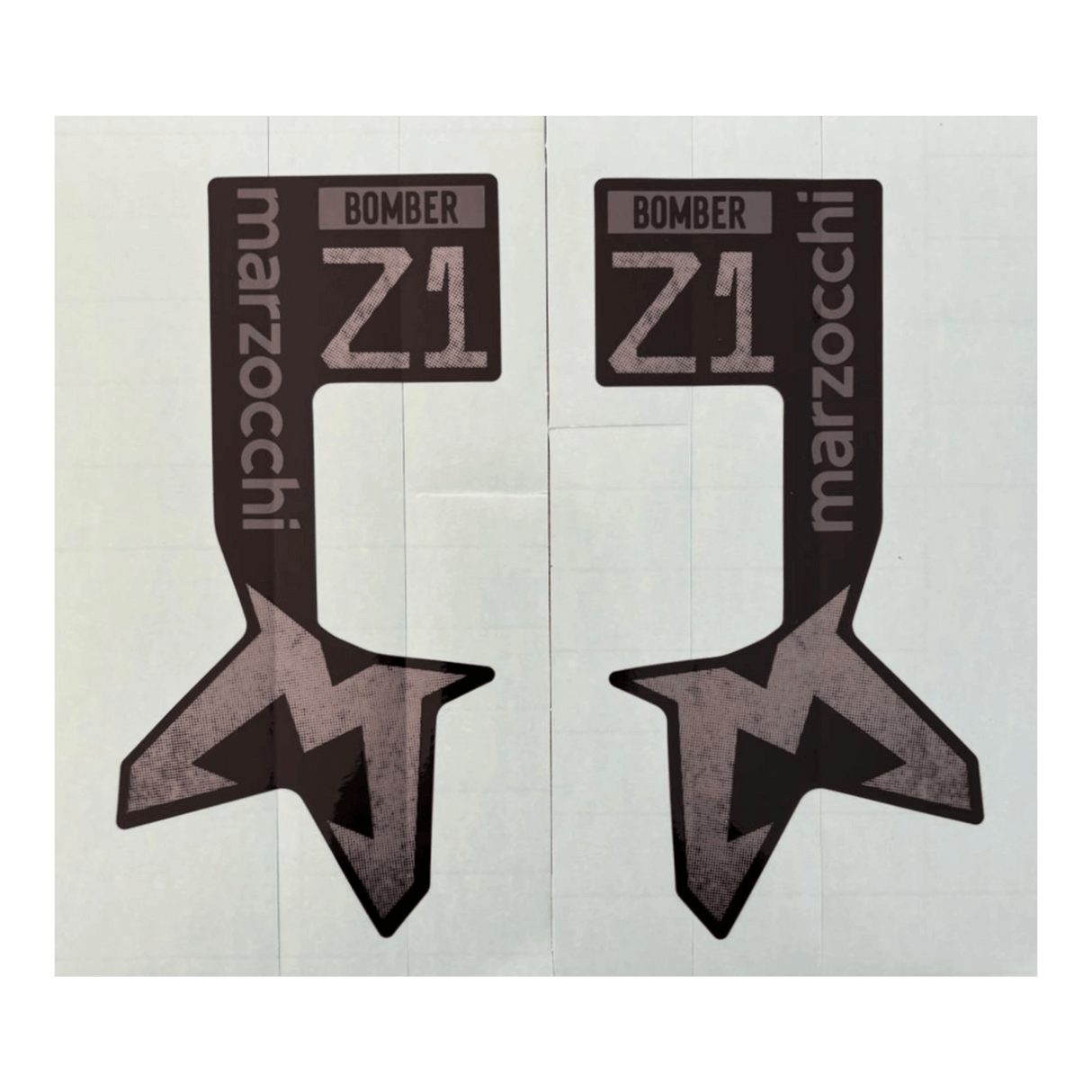 024 - 16 - 105_024 - 16 - 106_2024 Marzocchi Z1 Bomber Decal | Neutral / Gloss Black