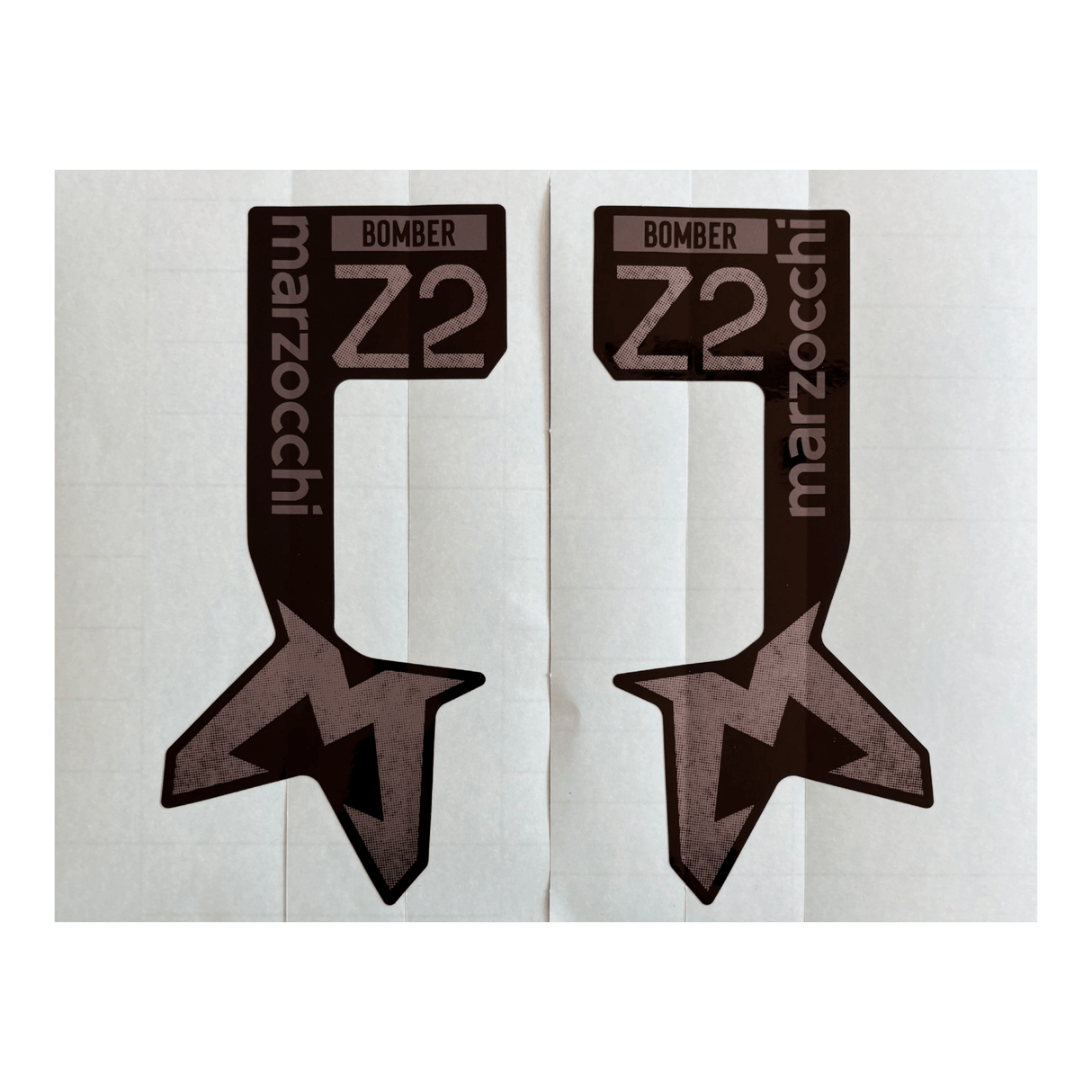 024 - 16 - 131_024 - 16 - 132_2024 Marzocchi Bomber Z2 Decal | Neutral / Gloss Black