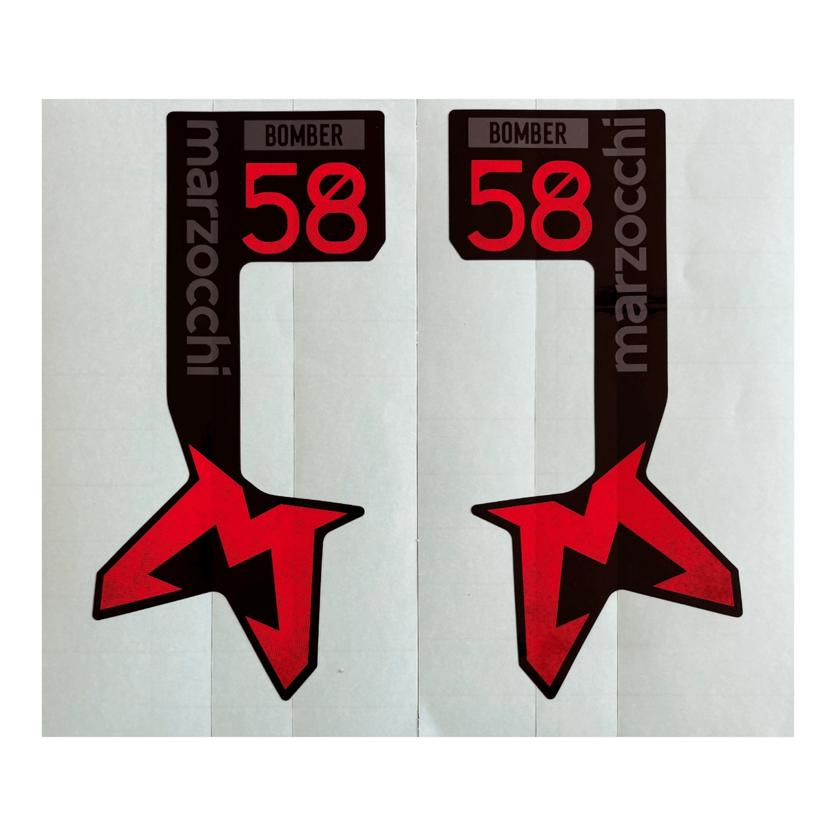 024 - 16 - 167_024 - 16 - 168_2024 Marzocchi Bomber 58 Decal | Gloss Black