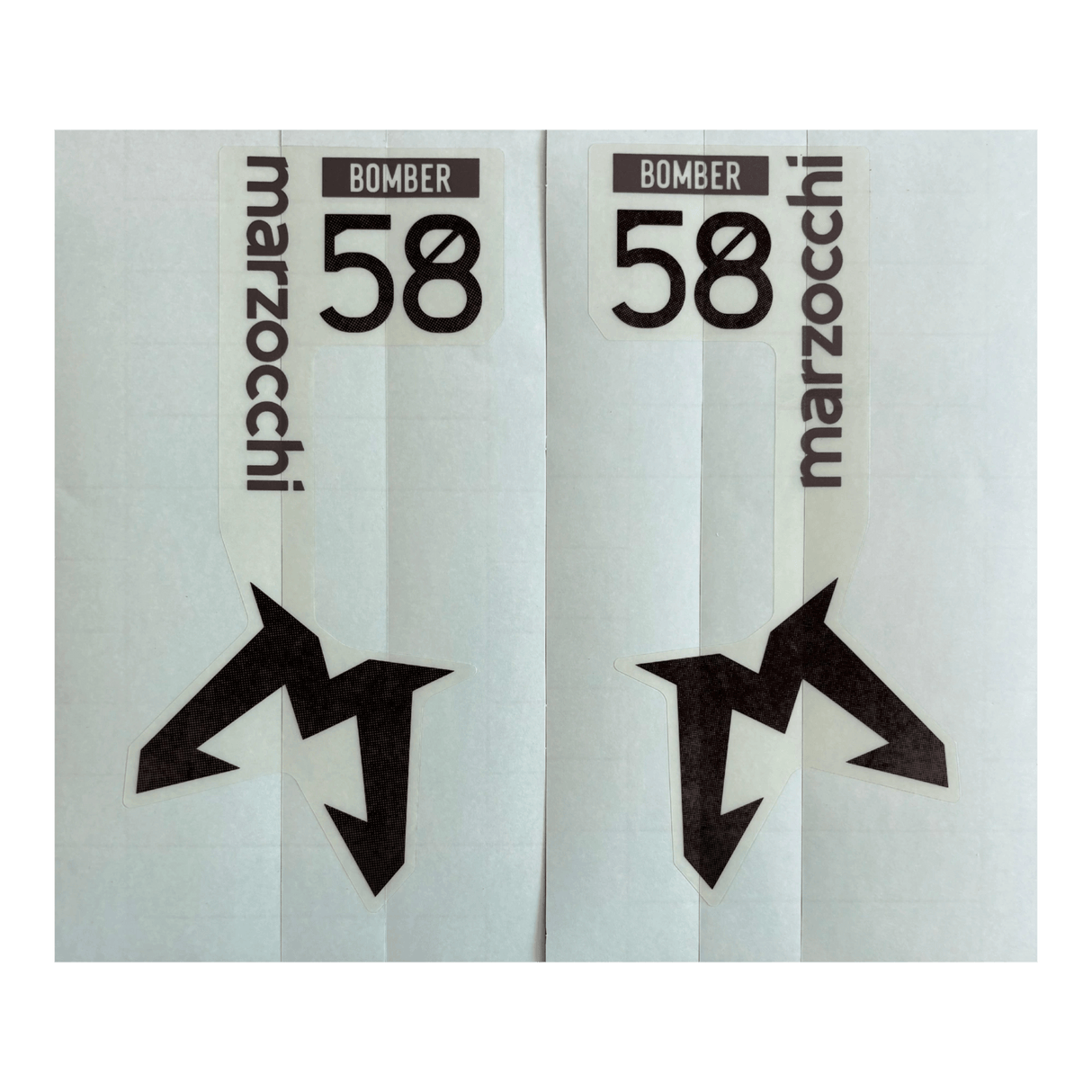 024 - 16 - 171_024 - 16 - 172_2024 Marzocchi Bomber 58 Decal | Gloss Clear