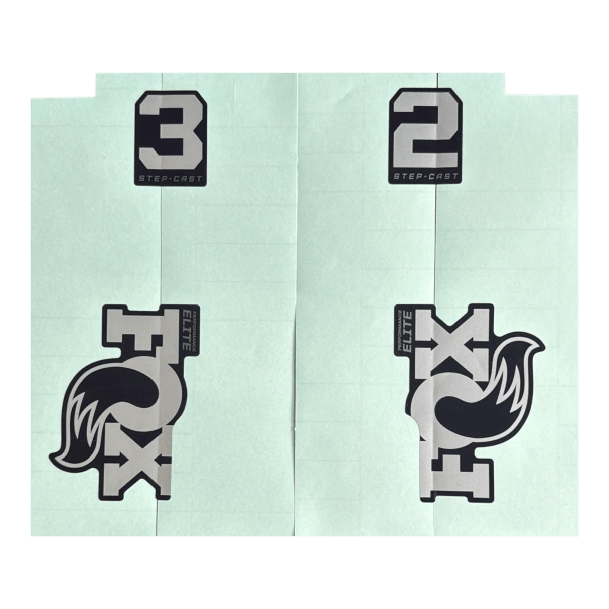 024-16-511_2025 FOX 32 SC Performance Elite Decal | Gloss Black Background