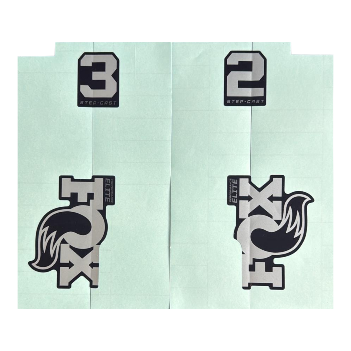 s2025 FOX 32 SC Performance Elite Decal | Gloss Black Background