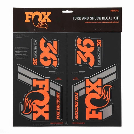 803 - 01 - 332_FOX Decal 2019 AM Heritage, Fork and Shock Kit, Orange