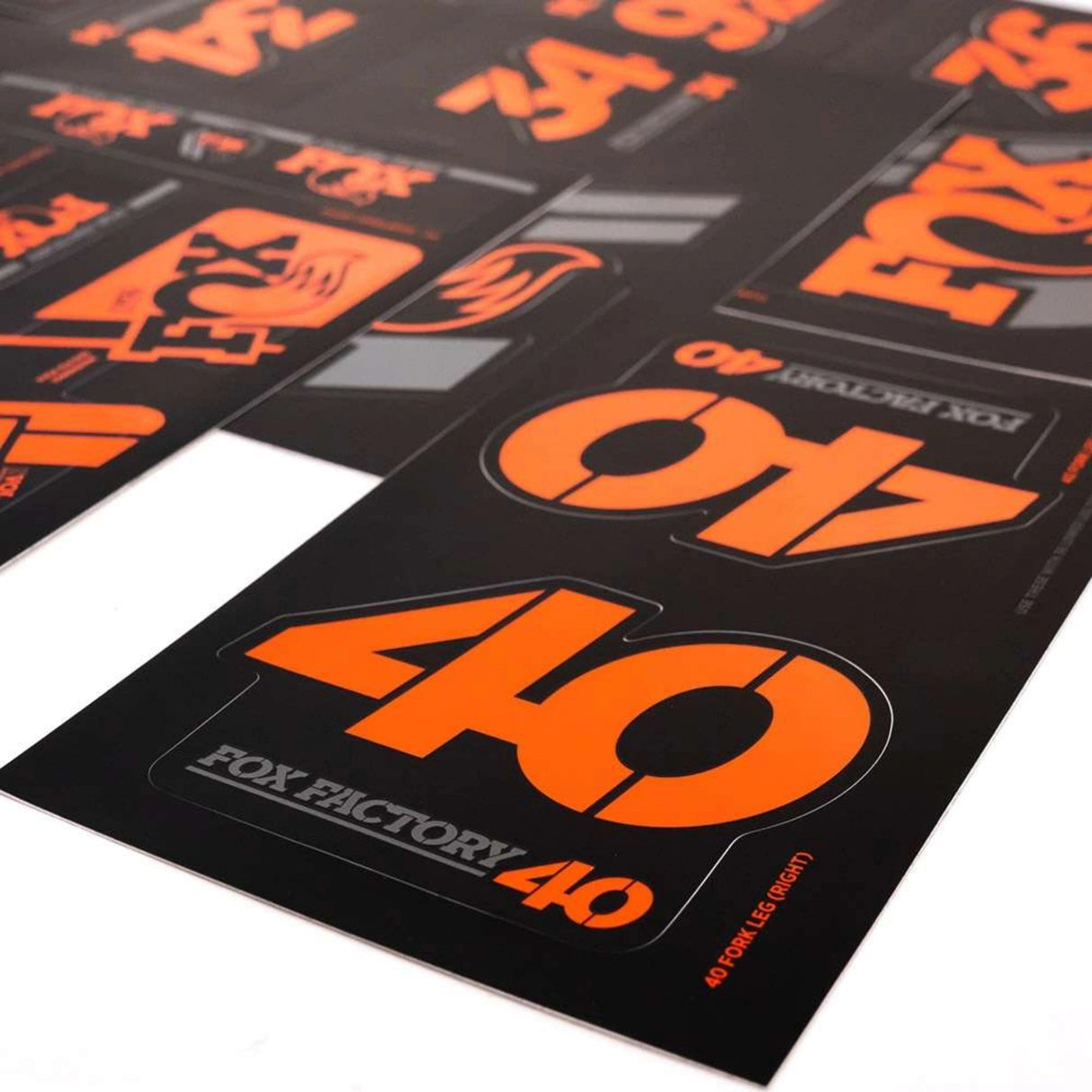 803 - 01 - 332_FOX Decal 2019 AM Heritage, Fork and Shock Kit, Orange