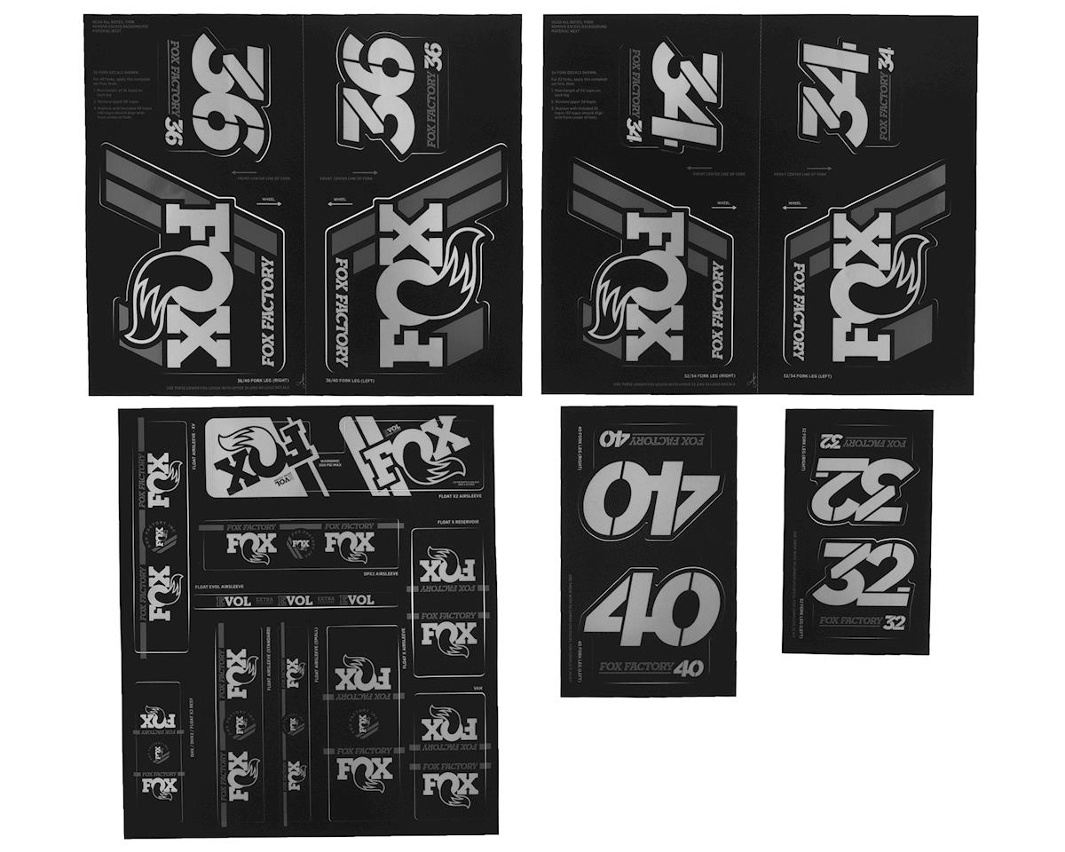 803-01-340_2019 FOX Heritage Decal Kit Fork & Shock | bis MY20 | Silver