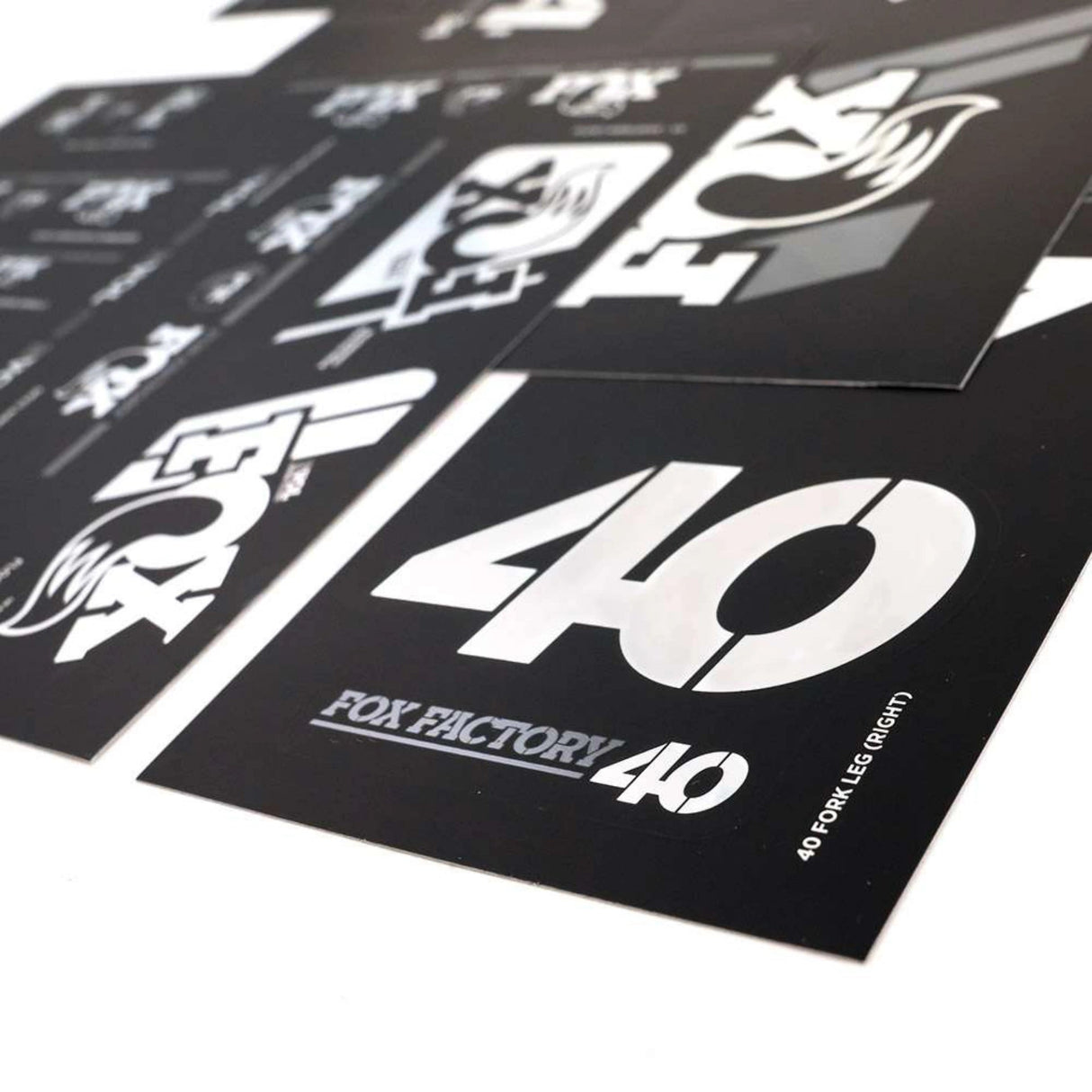 803 - 01 - 341_FOX Decal 2019 AM Heritage, Fork and Shock Kit, Chrome