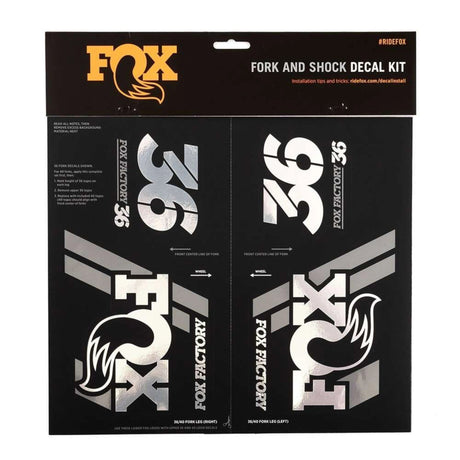 803 - 01 - 341_FOX Decal 2019 AM Heritage, Fork and Shock Kit, Chrome