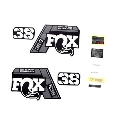 803 - 01 - 537_FOX 36 Factory Decal - Black/Grey