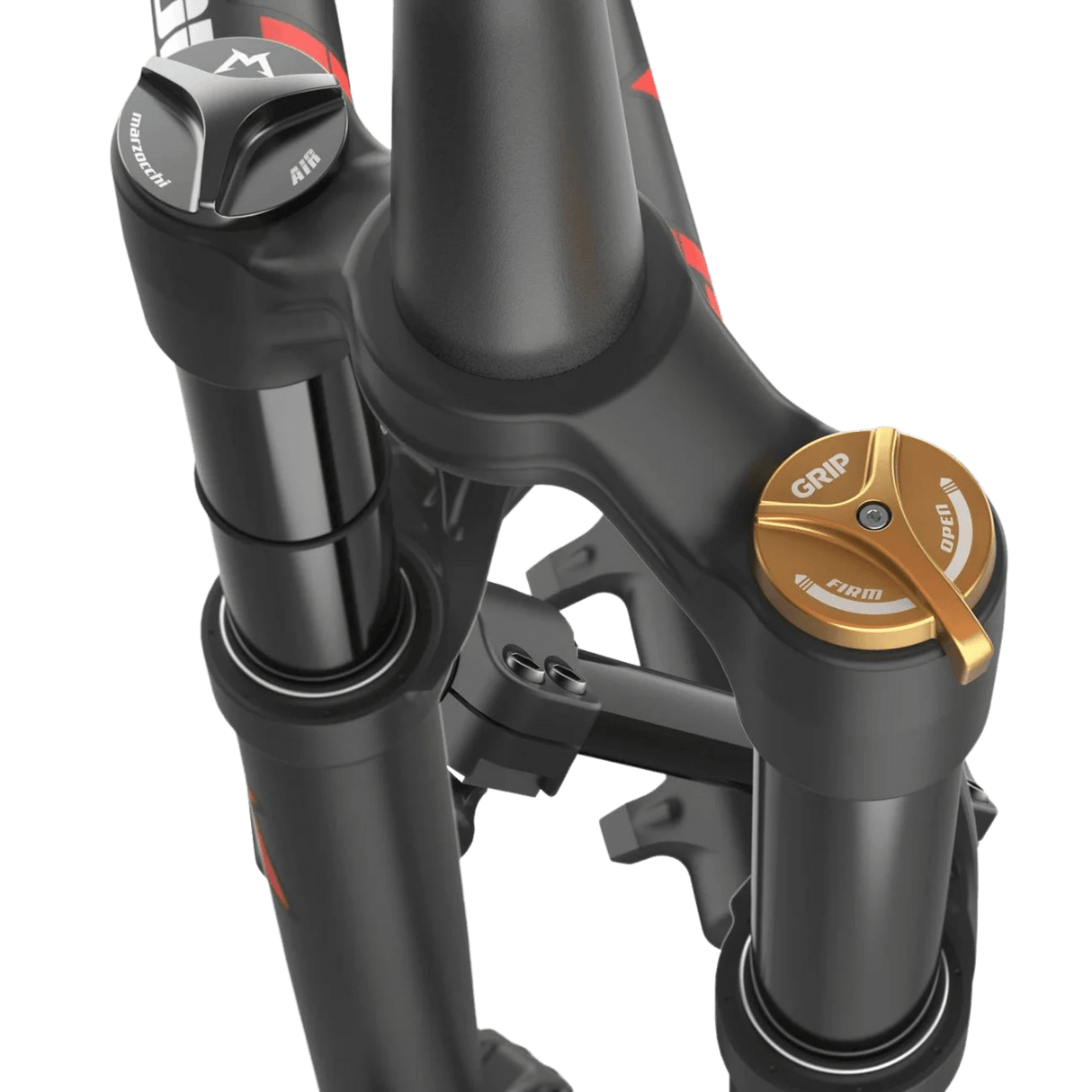 912 - 03 - 182_2023 Marzocchi Bomber DJ 26" 100mm 37mm GRIP Sweep - Adj - Matte Black