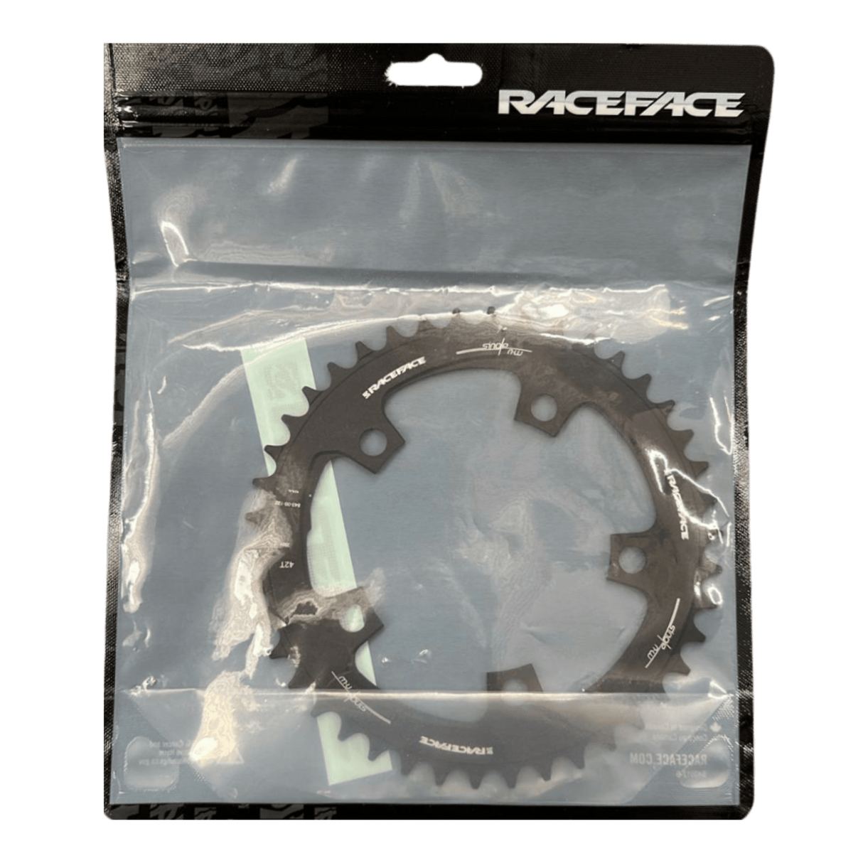 943-00-076_Race Face Single Narrow Wide Kettenblatt | 42 Z | BCD 110 mm | Schwarz Matt | 10/11/12 - fach