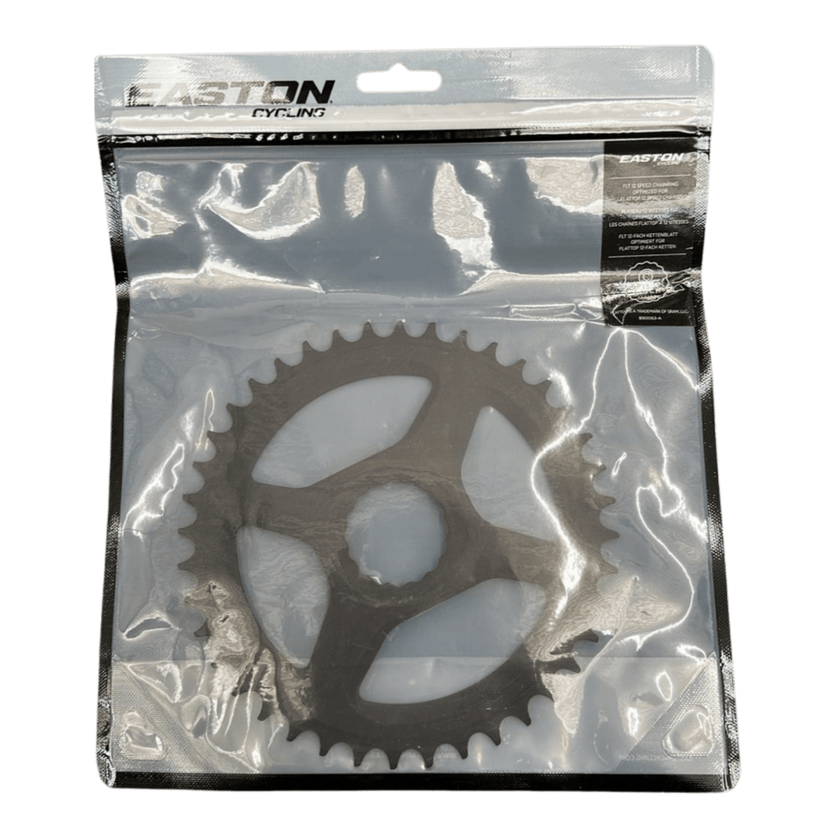 943-00-092_Easton Cinch Direct Mount Kettenblatt | FlatTop | Schwarz Matt | 12 - fach