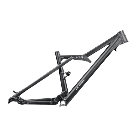 LV303 - BAS_Liteville 303 Mk1 Rahmenset - Black Anodized