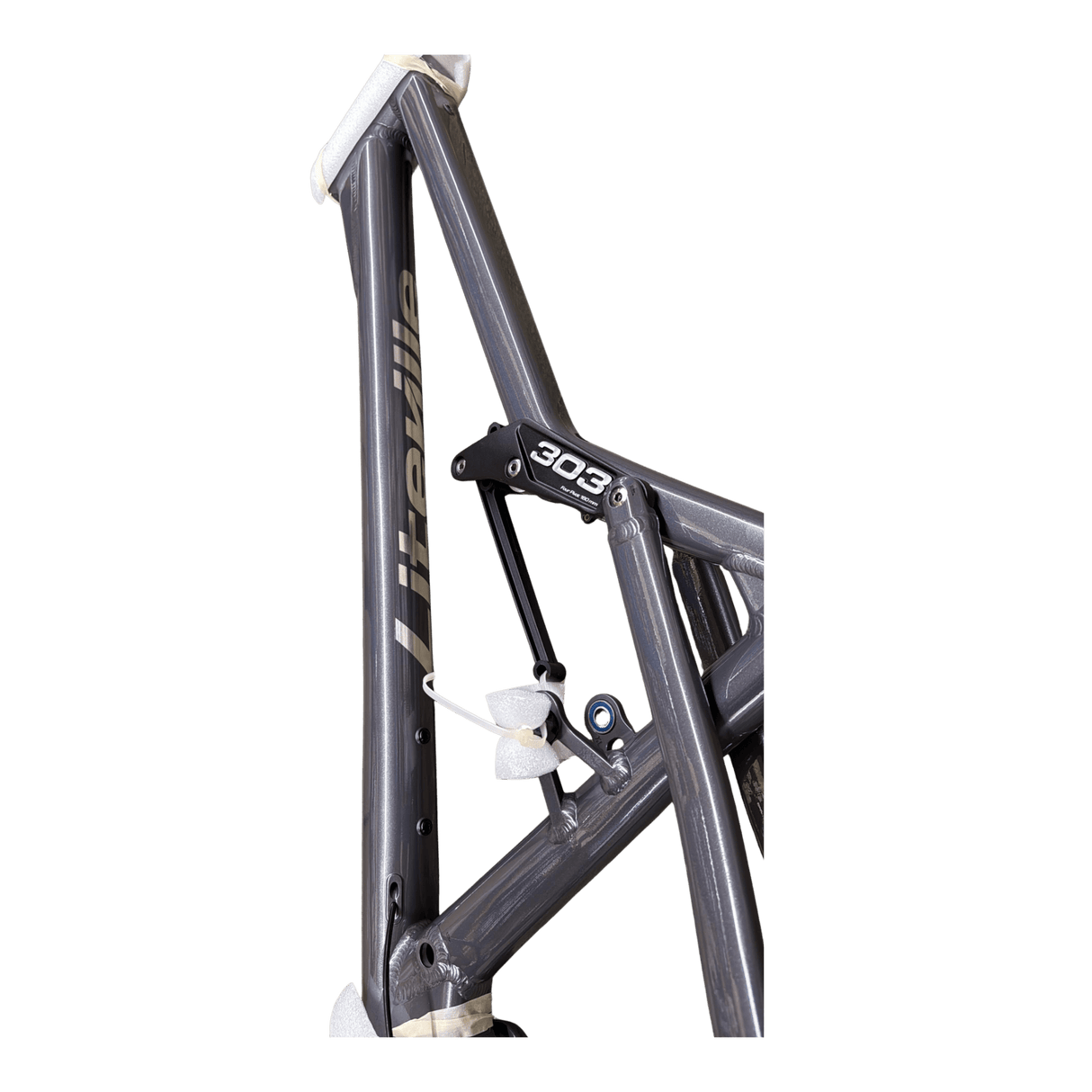 LV303-MGS_Liteville 303 Mk1 Rahmenset incl. Eightpins - Metallic Grey