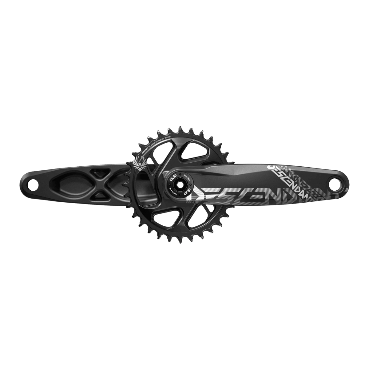 00.6118.466.011_SRAM Descendant 7K Eagle DUB Boost Kurbelgarnitur | 165mm | 30 Zähne