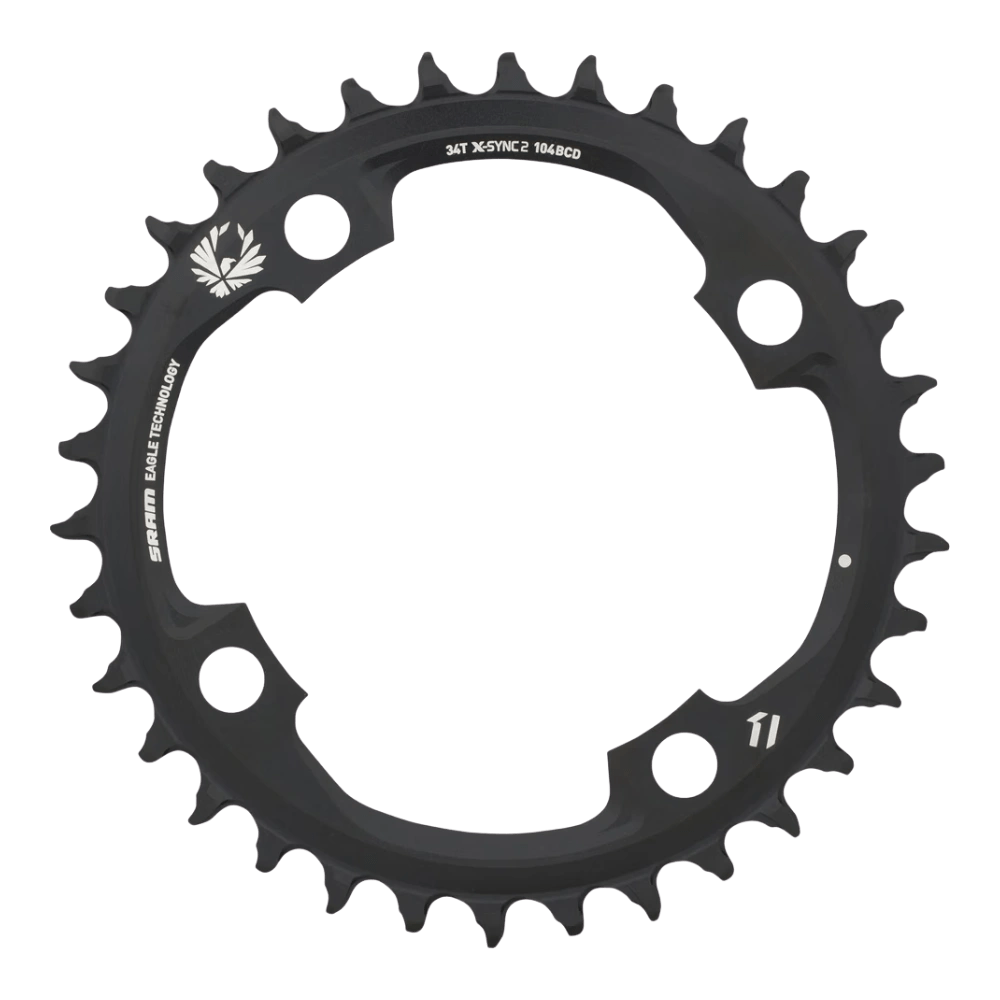 00.6218.011.001_SRAM Kettenblatt X - Sync 2 für X01/XX1/GX Eagle | 104mm Lochkreis | 34 Zähne | 12 - fach