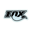 024-00-151_FOX Logo Decal | 3.8cm / 1.5' wide | Black - White