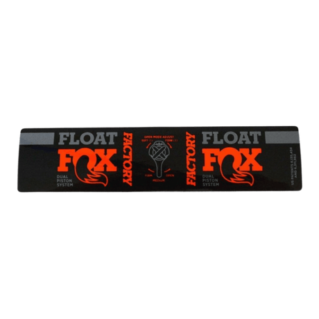 024-12-220_2018 FOX Float DPS Factory Decal | Orange | NW Adj Long (Non - Evol=6.5+/30mm+, Evol=7.25+/40mm+)