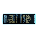 2022 FOX Float X Performance Decal | Neutral Logo