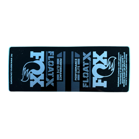 2022 FOX Float X Performance Elite Decal | Standard Logo