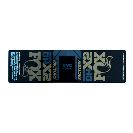 024 - 13 - 592_2025 FOX DHX2 Factory Decal | Kashima / Metallic Grey