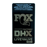 2026 FOX DHX Factory Decal | Neutral / Light Gold