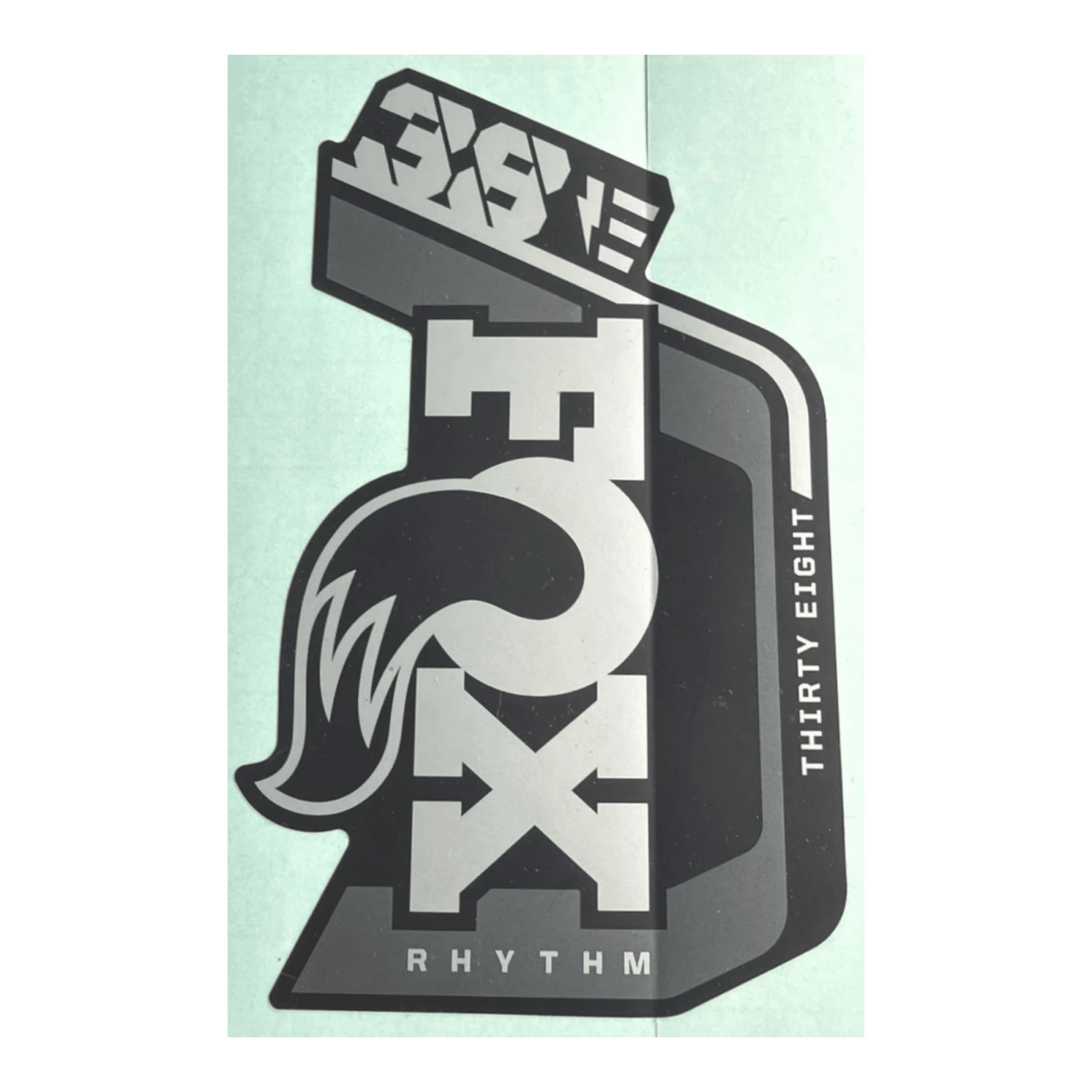 024-16-011_024-16-012_2023 FOX 38 E - Bike+ Rhythm Decal | Matte Black Background