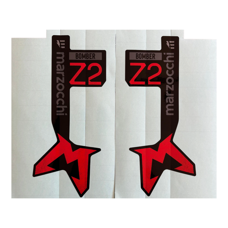 2024 Marzocchi Bomber Z2 E-Opt Decal | Gloss Black