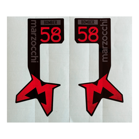 024 - 16 - 167_024 - 16 - 168_2024 Marzocchi Bomber 58 Decal | Gloss Black