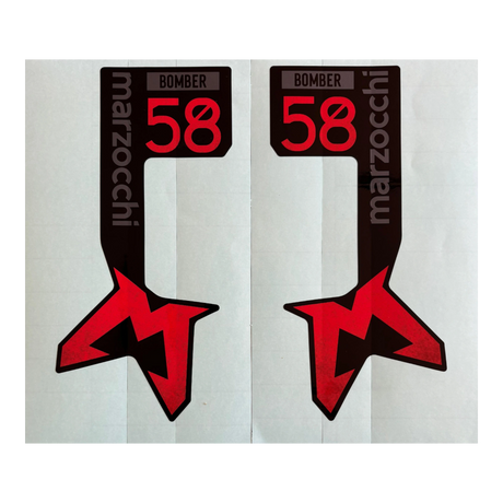 2024 Marzocchi Bomber 58 Decal | Gloss Black