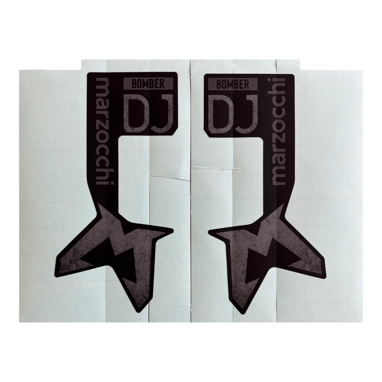 024 - 16 - 265_024 - 16 - 266_2024 Marzocchi Bomber DJ Decal | Neutral / Matte Black