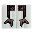 024 - 16 - 267_024 - 16 - 268_2024 Marzocchi Bomber 58 Decal | Neutral / Matte Black