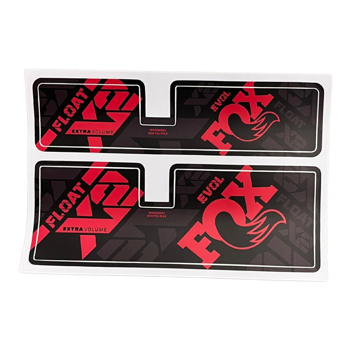 FOX Float X2 Factory Decal - Red Limited