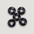 210 - 24 - 085_Kit: Lockring Resi End Cap 2017 LIVE [.150 TLG 1.050 OD] Al 6061 Black Ano Type II Quantity 5