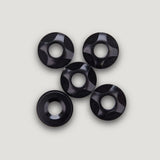 210 - 24 - 085_Kit: Lockring Resi End Cap 2017 LIVE [.150 TLG 1.050 OD] Al 6061 Black Ano Type II Quantity 5