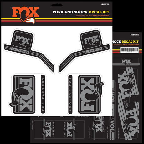 803 - 01 - 111_FOX Decal 2016 AM Heritage, Fork and Shock Kit, Silver