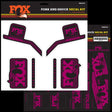803-01-118_FOX Decal 2016 AM Heritage, Fork and Shock Kit, Pink