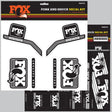 803-01-119_FOX Decal 2016 AM Heritage, Fork and Shock Kit, White