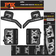 803 - 01 - 120_FOX Decal 2016 AM Heritage, Fork and Shock Kit, Chrome