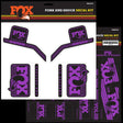 803-01-124_FOX Decal 2016 AM Heritage, Fork and Shock Kit, Purple